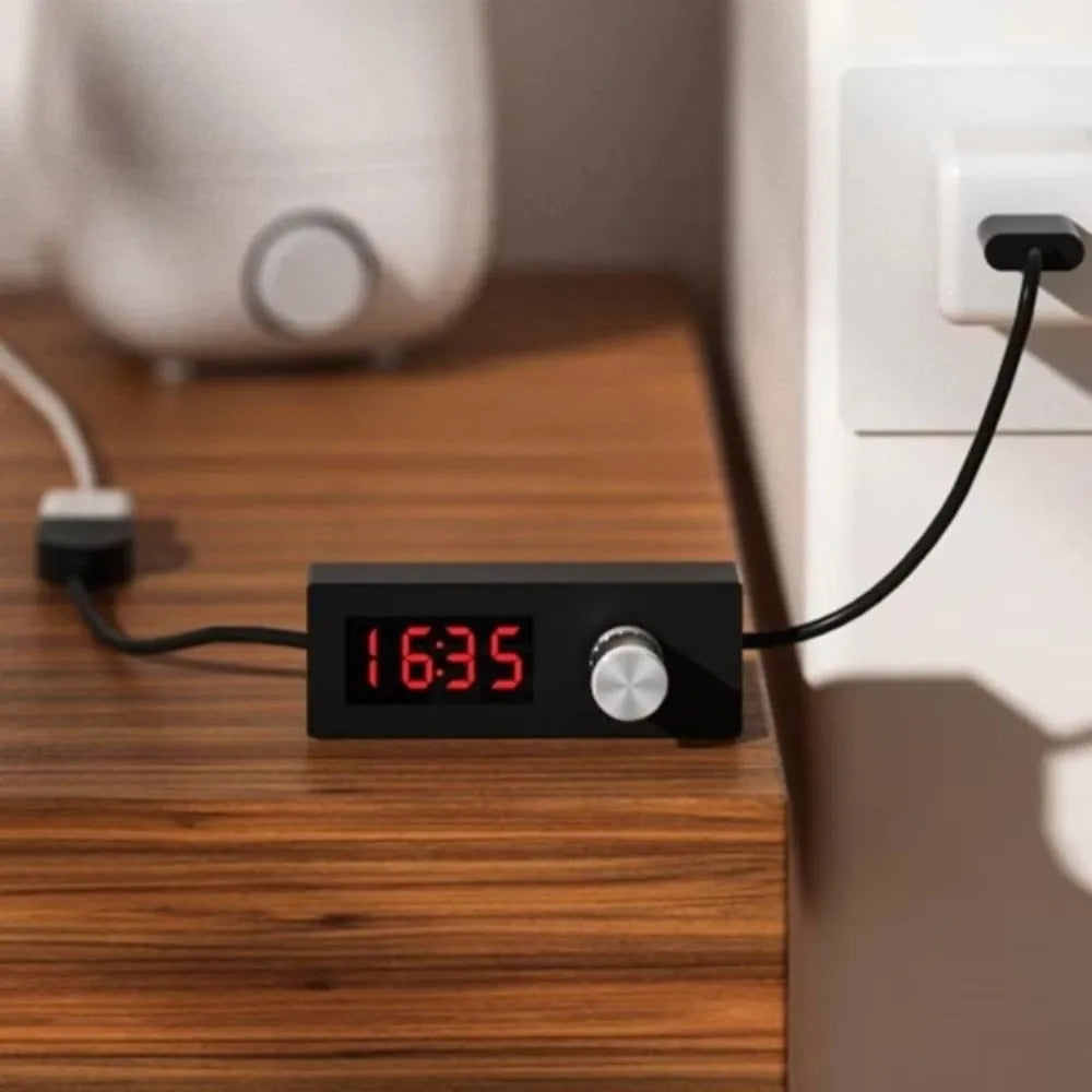 USB Countdown Timer Switch Cable – 5V Digital Display, 5min–24hr USB Timer Switch HIP