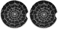 Goth Spider Web Car Coasters 2-Pack – Non-Slip & Absorbent Car Cup Coasters HIP 1 Other
