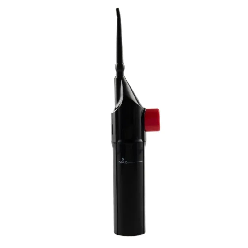 Portable Manual Water Flosser – Travel Oral Irrigator Manual Water Flosser HIP Black 1pc