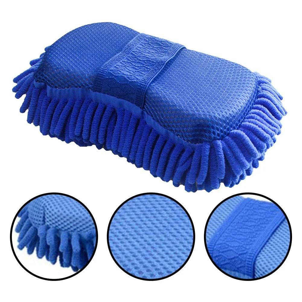 Microfiber Chenille Car Wash Sponge – Scratch-Free Pad Car Wash Sponge HIP