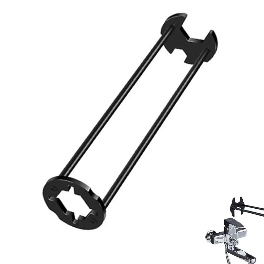 5-in-1 Sink Wrench Multifunctional Carbon Steel Faucet Key Plumbing Pipe Wrench Bathroom Kitchen Sink Repair Set Hardware Tools HIP A