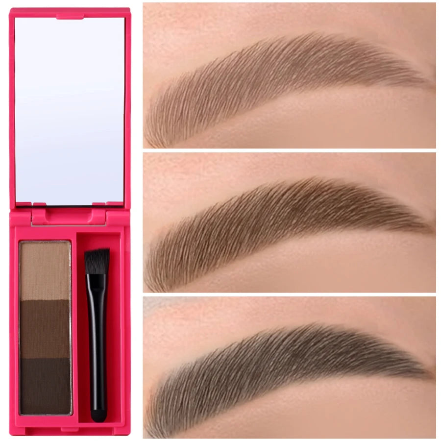 Waterproof Eyebrow Powder Palette with Brush – FAIRY GIRL Eyebrow Powder Palette HIP