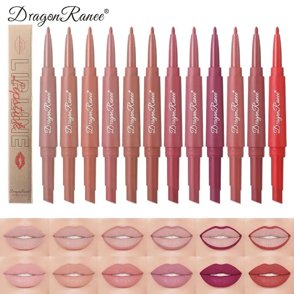 Dragon Ranee 2-in-1 Matte Lip Liner & Lipstick | Long Lasting Lip Liner Lipstick HIP