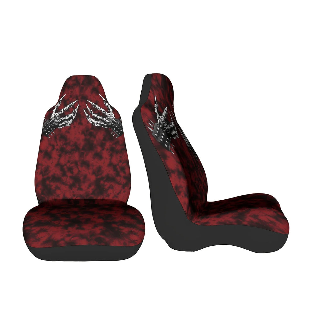 Metal Claw Dark Red Car Seat Cover – All-Season Polyester Car Seat Cover HIP black