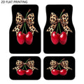 Leopard Cherry Car Floor Mats – All-Season Auto Liners Car Floor Mats HIP 1
