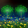 Solar Firework Dandelion Globe Lights – Outdoor Waterproof Solar Garden Lights HIP green 200LED