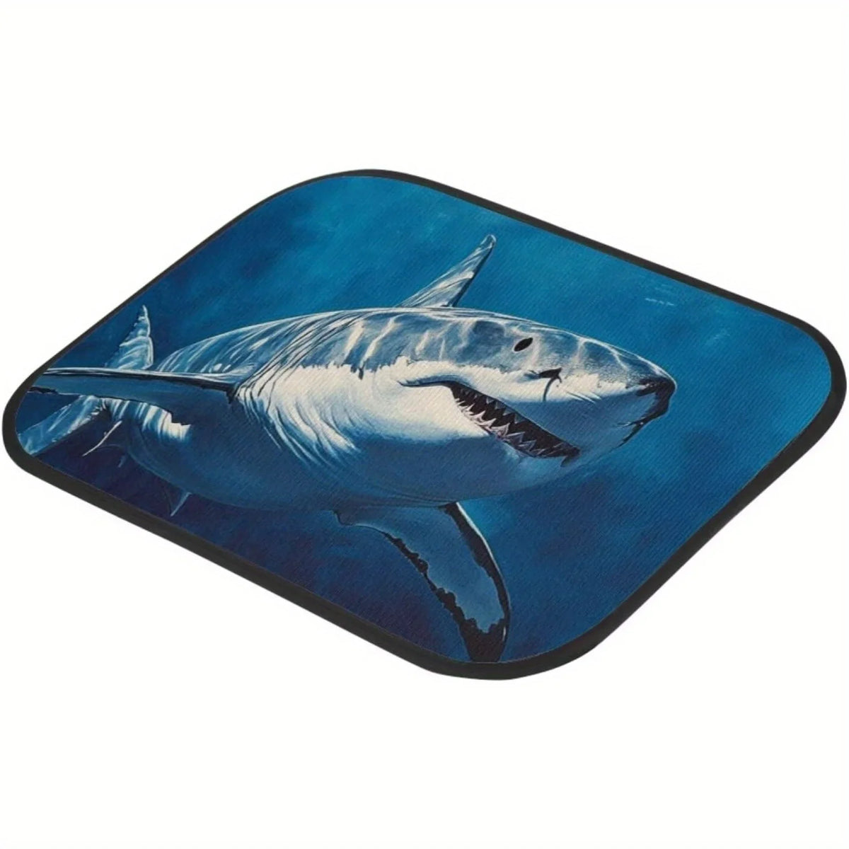 4-Piece Shark Print All-Weather Car Floor Mats – Heavy Duty Car Floor Mats HIP