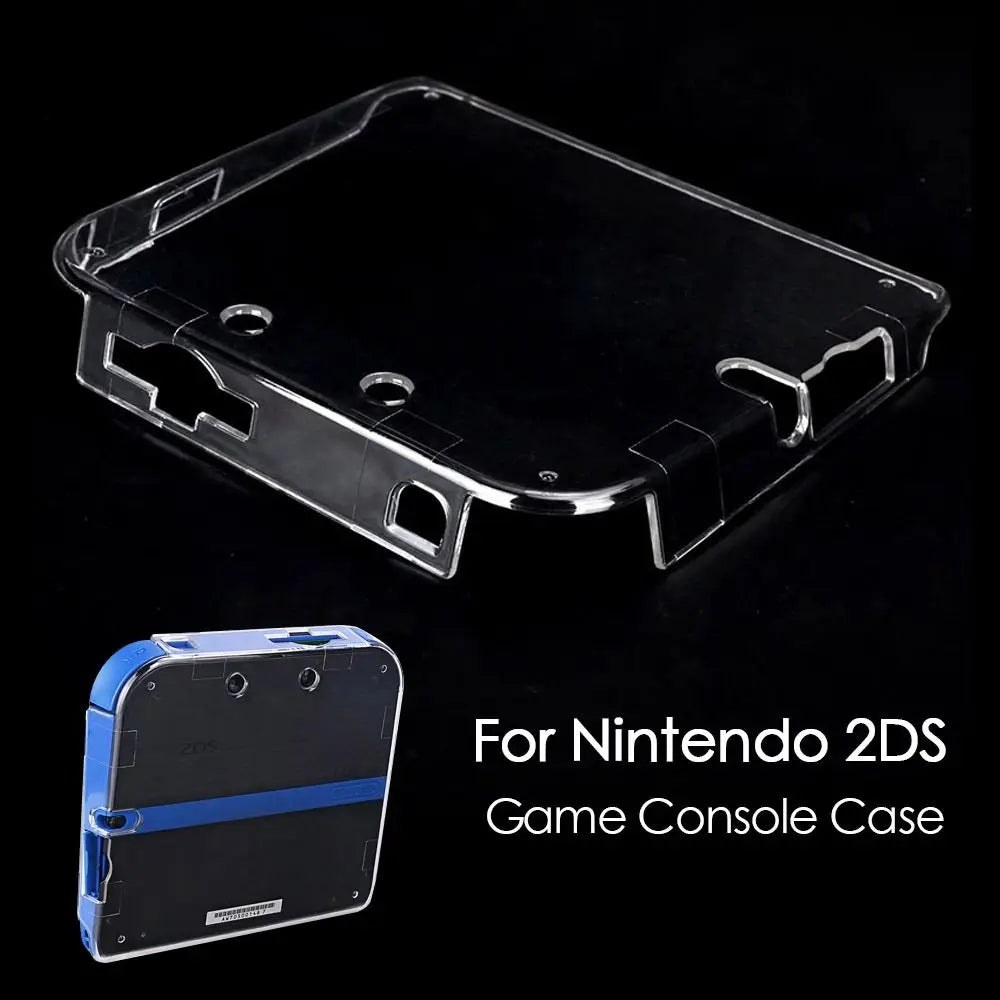 Crystal Clear Hard Shell Protective Case for Nintendo 2DS Console Protective Case HIP