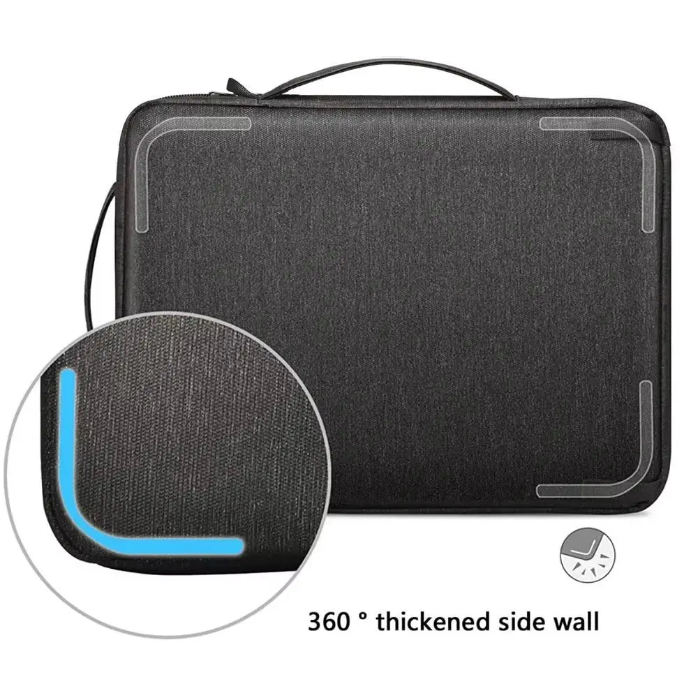 13.3–15.4" Waterproof Laptop Shoulder Bag – Shockproof Sleeve Laptop Shoulder Bag HIP