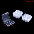 USB Flash Drive Storage Cases with Lids – 5 or 10 Pack USB Drive Storage Case HIP 10Pcs-TF