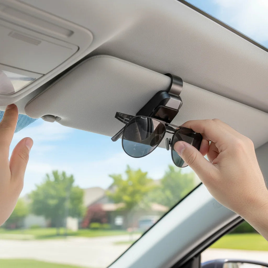 Car Eyeglass Storage Clip Sun Visor Sunglasses Holder for Auto Interior Accessories Car Sun Glasses Holder HIP