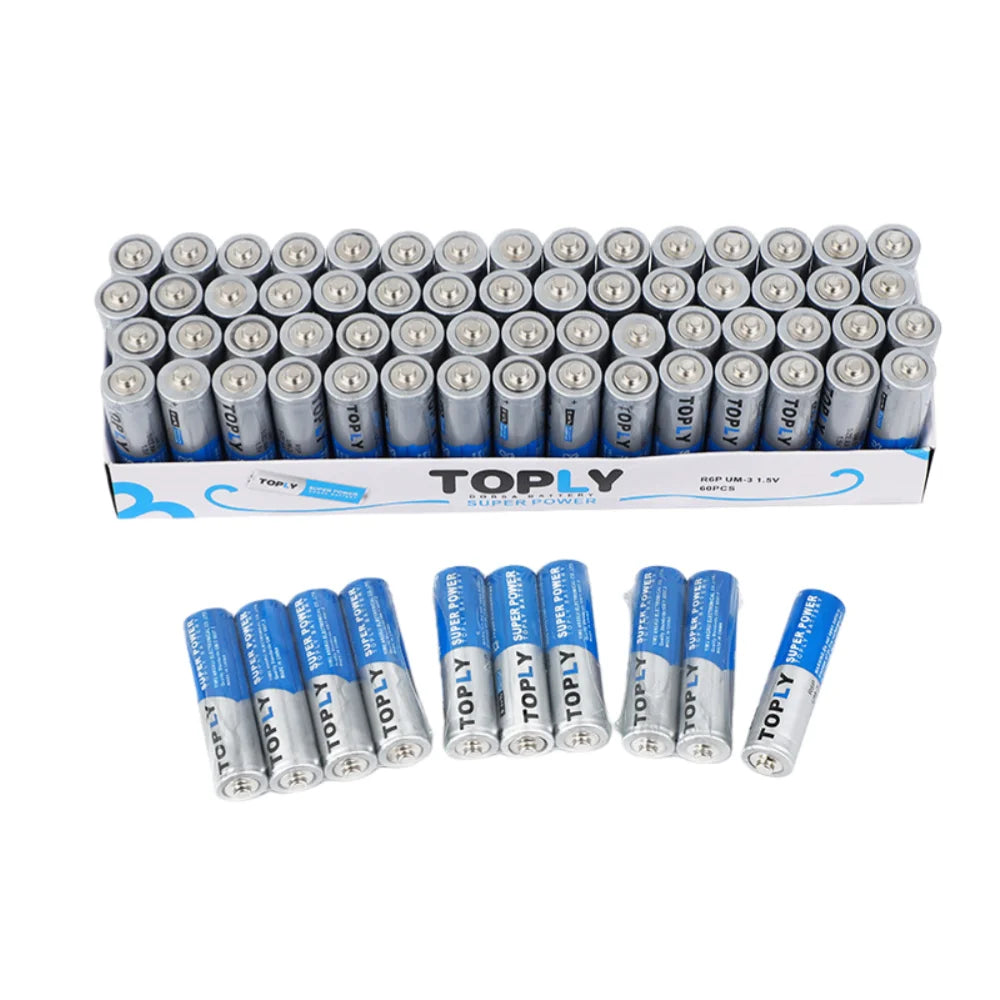 Yuform AA 1.5V Disposable Carbon-Zinc Batteries – Long Lasting Disposable AA Batteries HIP