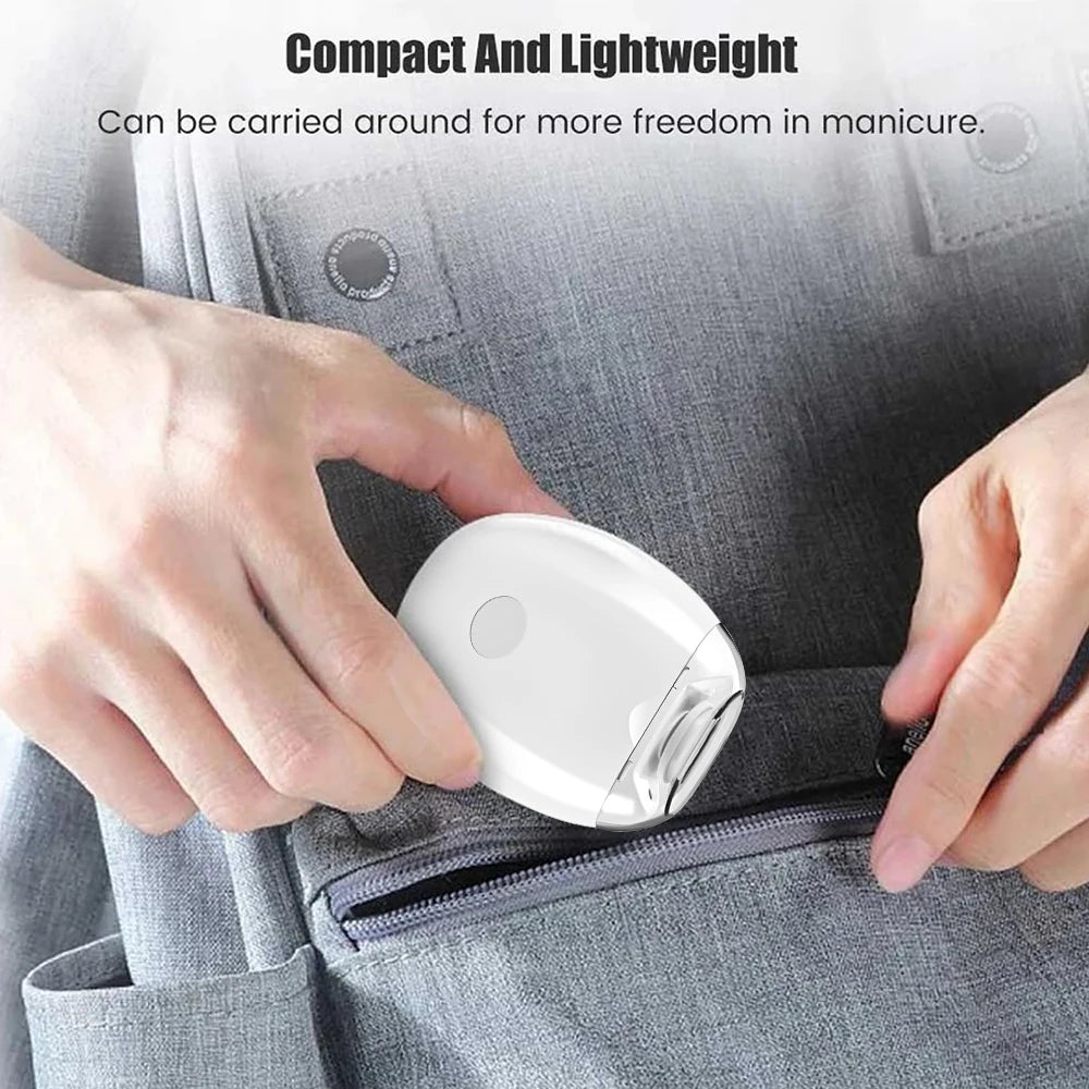 2-in-1 Electric Nail Trimmer & Grinder with LED – Baby & Adult Electric Nail Trimmer HIP