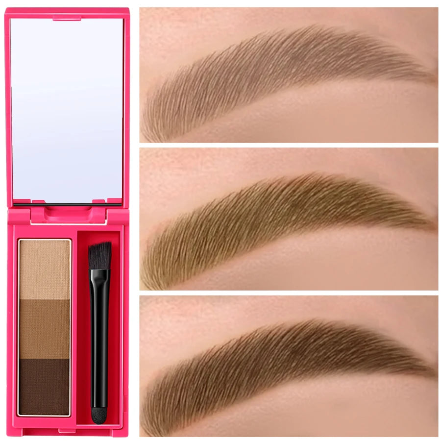 Waterproof Eyebrow Powder Palette with Brush – FAIRY GIRL Eyebrow Powder Palette HIP