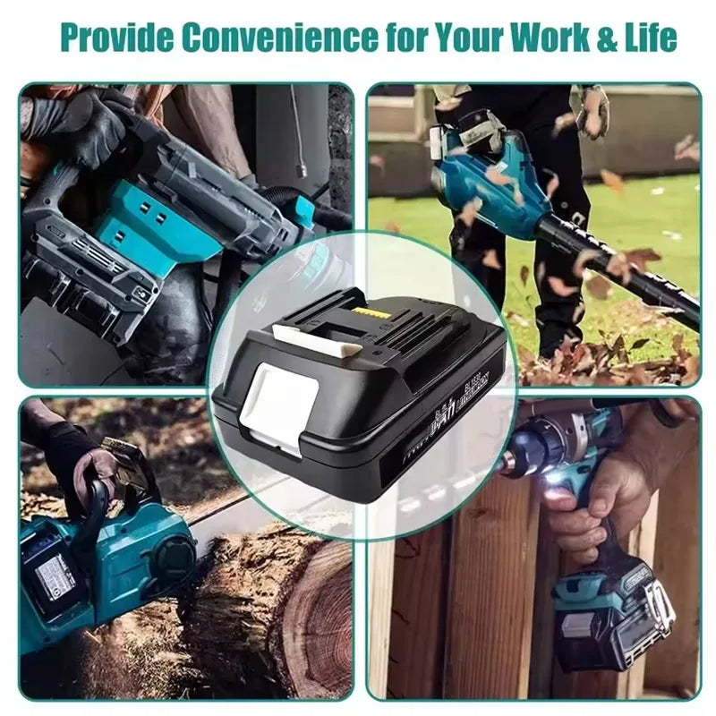 18V Li-Ion Battery for Makita BL1830 BL1850 BL1860 LXT Tools Power Tool Battery HIP