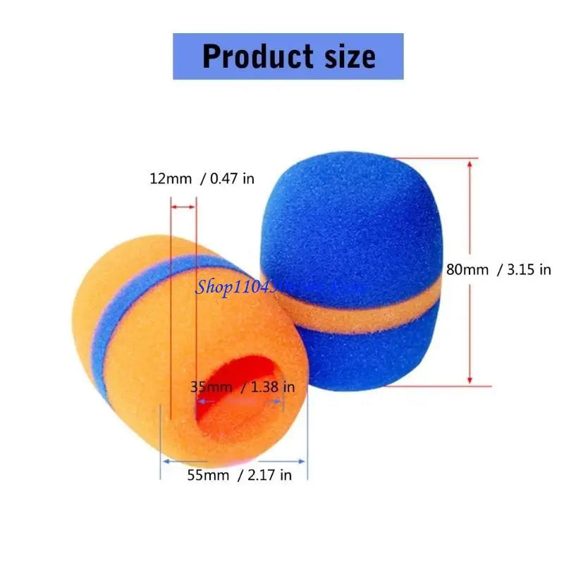 5-Pack Foam Mic Windscreen Covers – Studio Sponge Caps Microphone Windscreen HIP