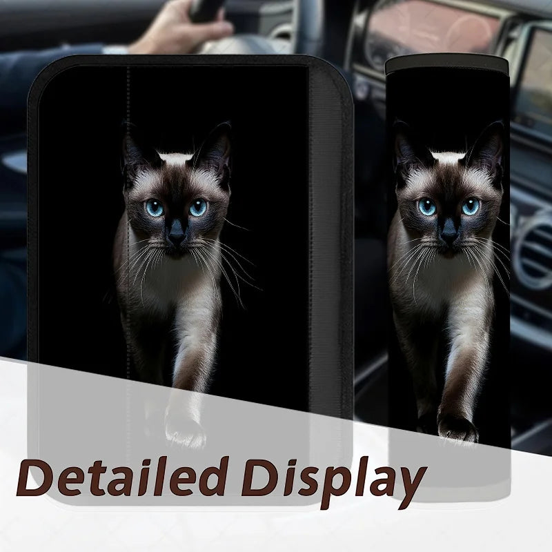2-Pack Siamese Cat Car Seat Belt Covers – Cat Lover Gift Car Seat Belt Cover HIP