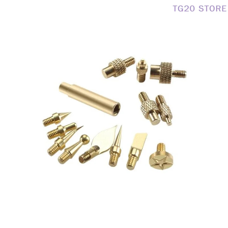 Brass Heat Insert Nut Kit for 3D Printing – M2 to M8 Heat Insert Nut Kit HIP