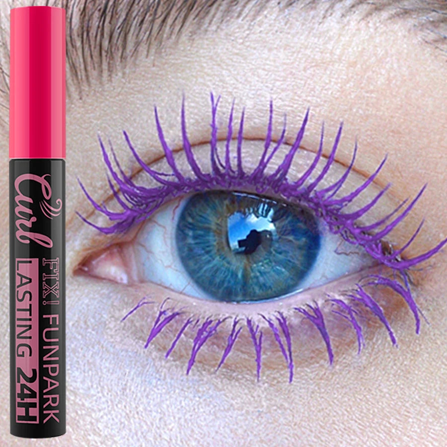 FUNPARK 9-Color Waterproof Mascara – Curl & Lengthen Colored Mascara HIP 09