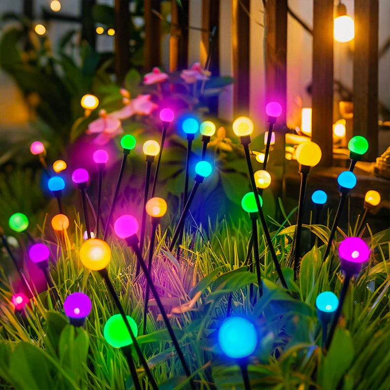 Solar LED Firefly Jellyfish Garden Lights – IP65 Waterproof Solar Garden Light HIP Firefly RGB 2pcs