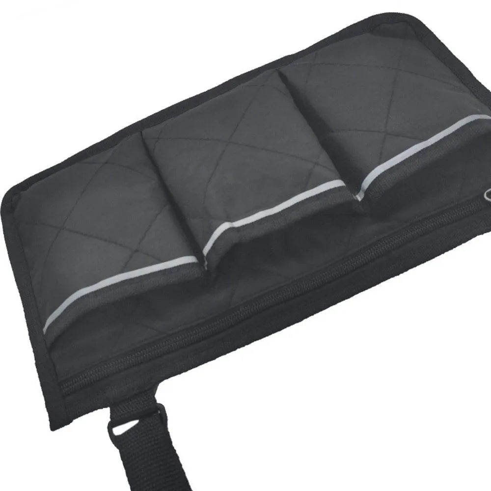 Wheelchair Armrest Hanging Bag – Multi-Pocket Waterproof Wheelchair Organizer Bag HIP