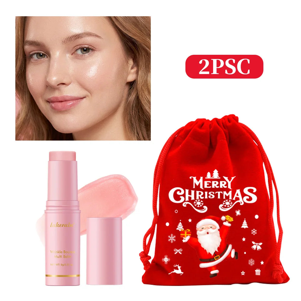 Moisturizing Wrinkle Bounce Multi Balm Collagen Multi Balm Stick Wrinkle Bounce Balm Multi Cream Dull Cosmetics Korean HIP 1 and Christmas Bag