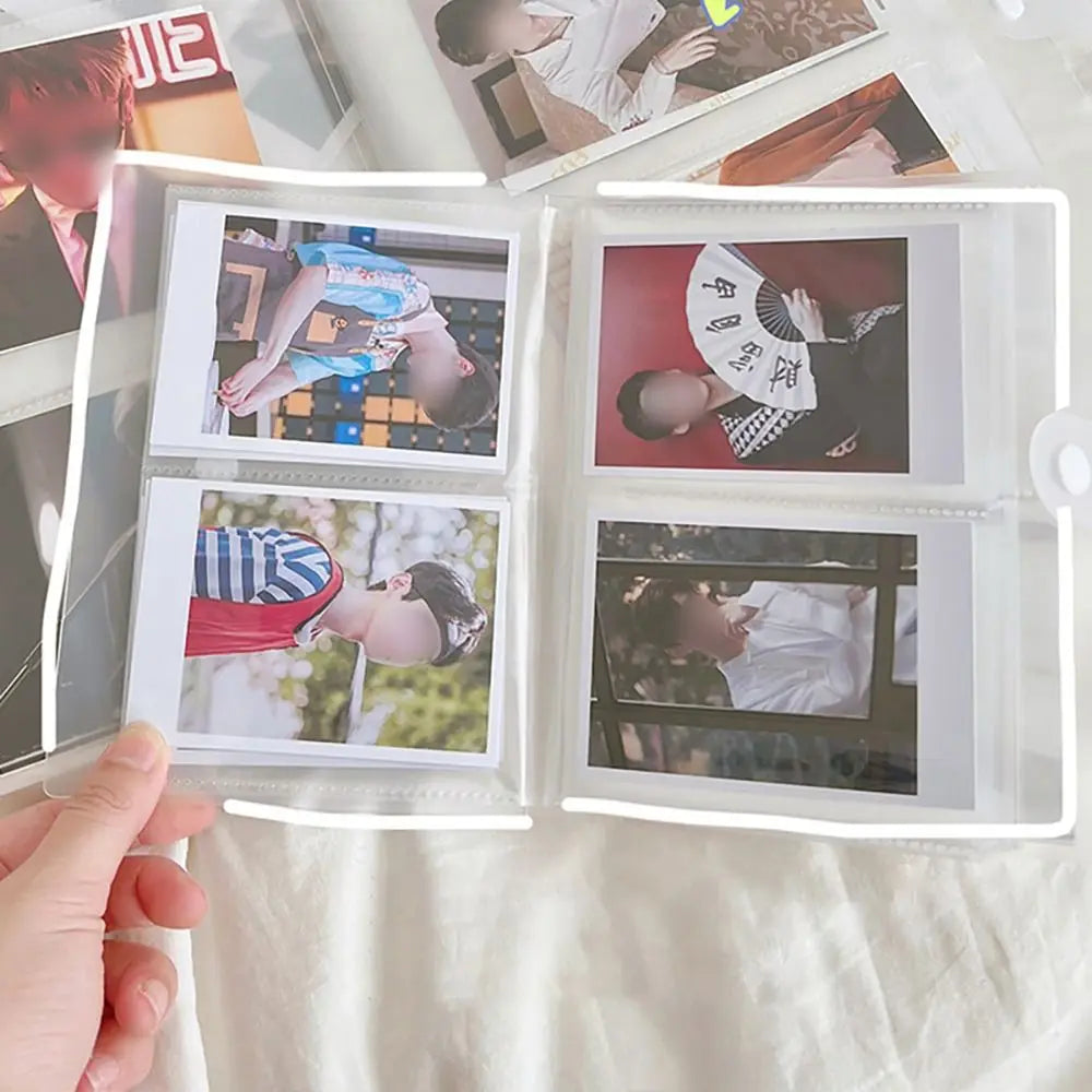 PVC Photocard Album 80/160 Slots – 3 to 7 Inch Card Holder Photocard Collect Album HIP