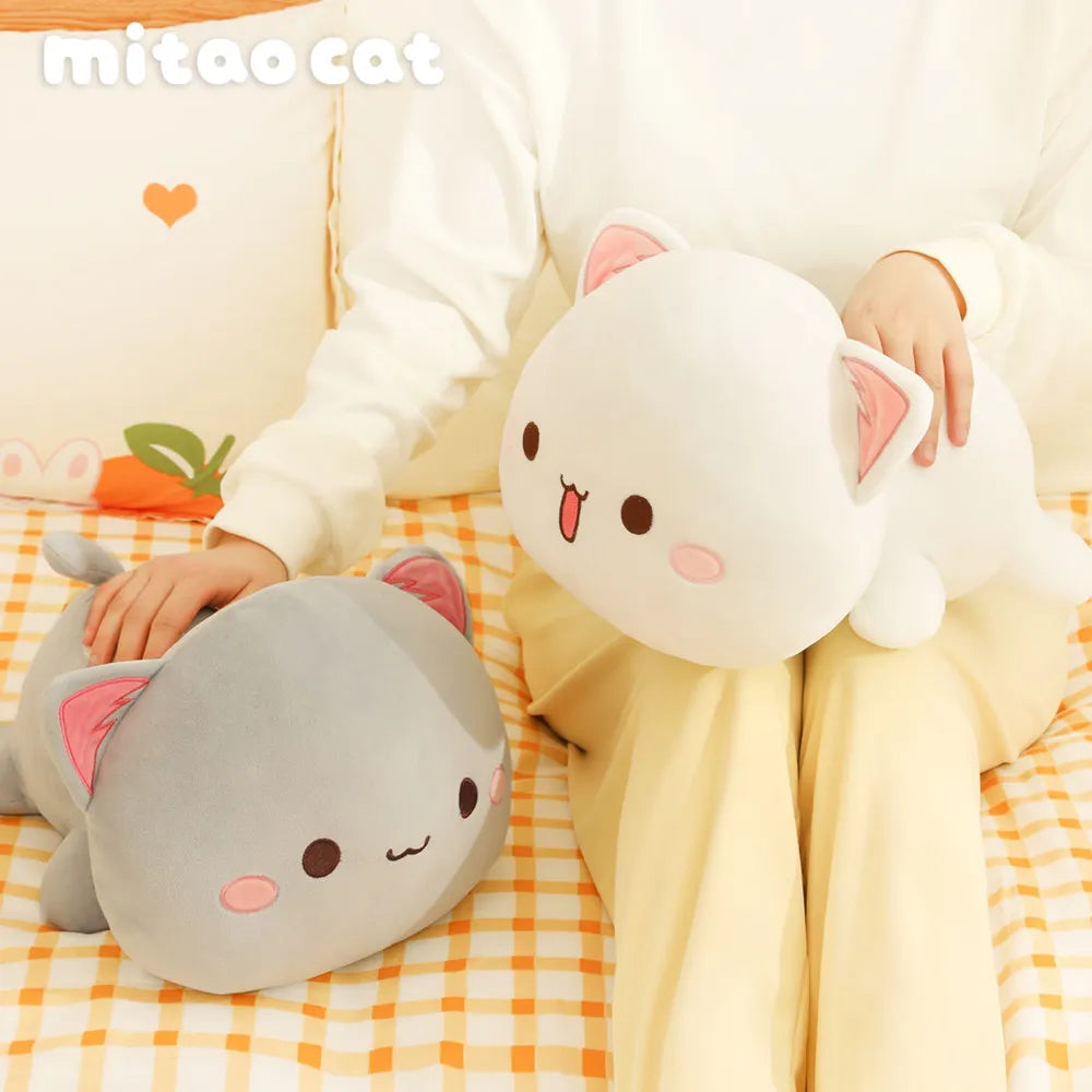 Mitao Cat Plush Doll – Soft Lying Down Stuffed Toy Gift Stuffed Plush Toy HIP