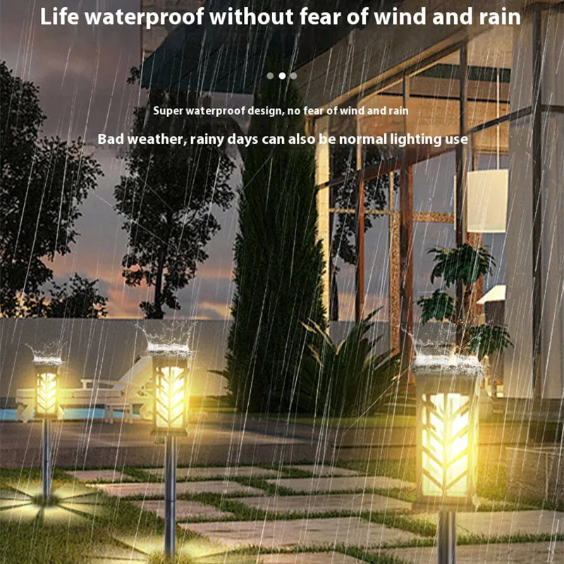 Solar LED Pathway Lights – Waterproof Outdoor Landscape Lamps Solar Pathway Light HIP