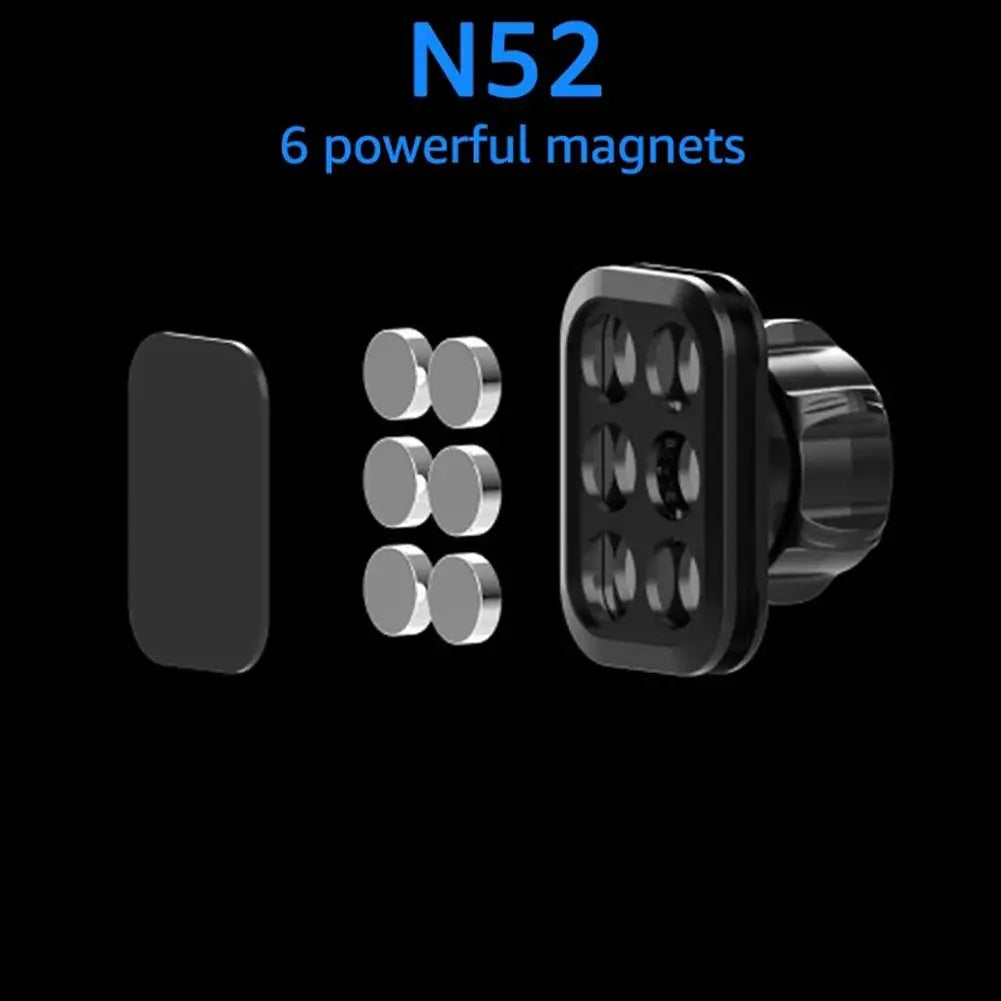 17mm Ball Head Magnetic Car Phone Holder Magnet Mount Mobile Cellphone Stand GPS Support Smart Phone Bracket Accessories HIP