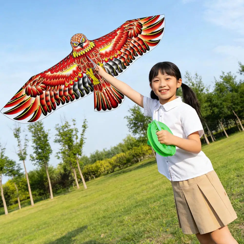Giant Eagle Kite With 100m kite string Flying Bird Kites Outdoor Fun Sports Garden Cloth Toys Bird Repelling Kite HIP