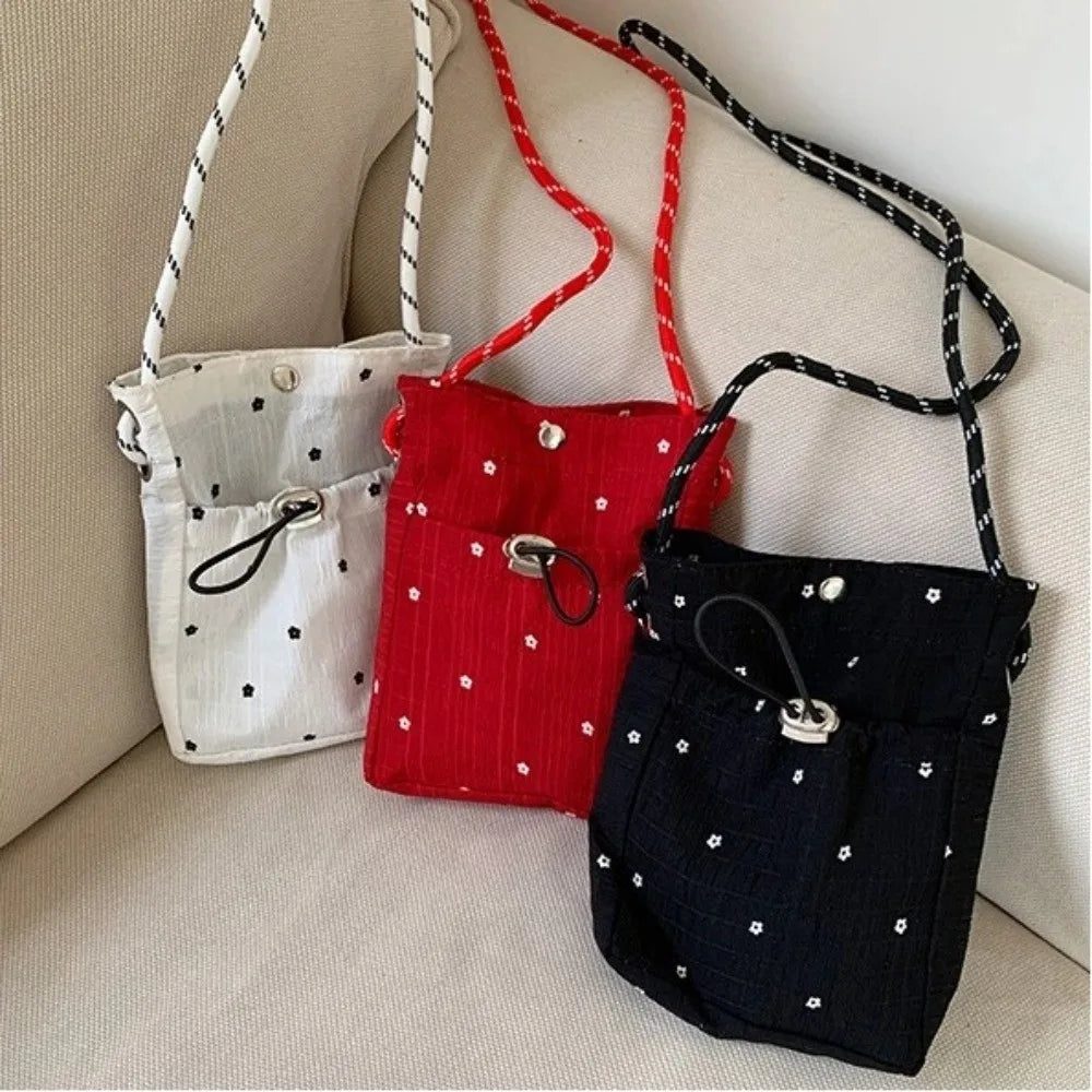 Floral Canvas Crossbody Bag – Lightweight Women's Shoulder Bag Crossbody Shoulder Bag HIP