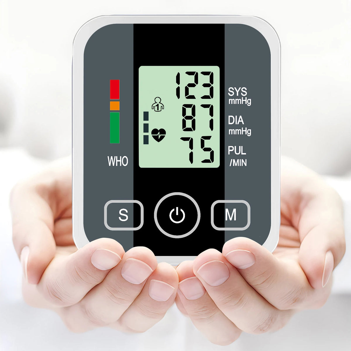 Fireurus Digital Upper Arm Blood Pressure Monitor | Auto BP Blood Pressure Monitor HIP