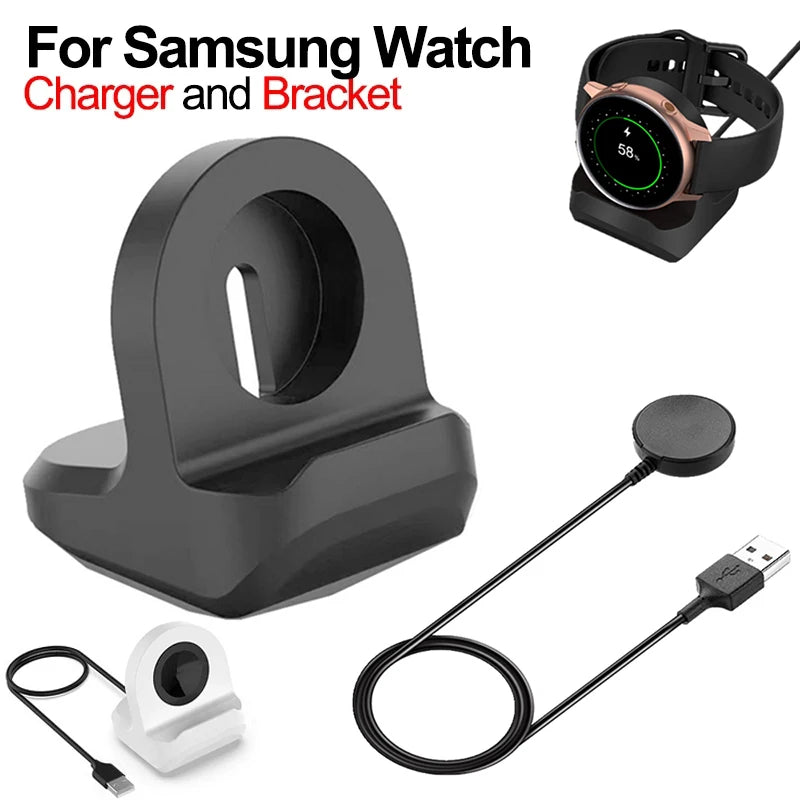 USB Charging Dock for Samsung Galaxy Watch 4/3/Active 2 & 1 Smartwatch Charging Dock HIP