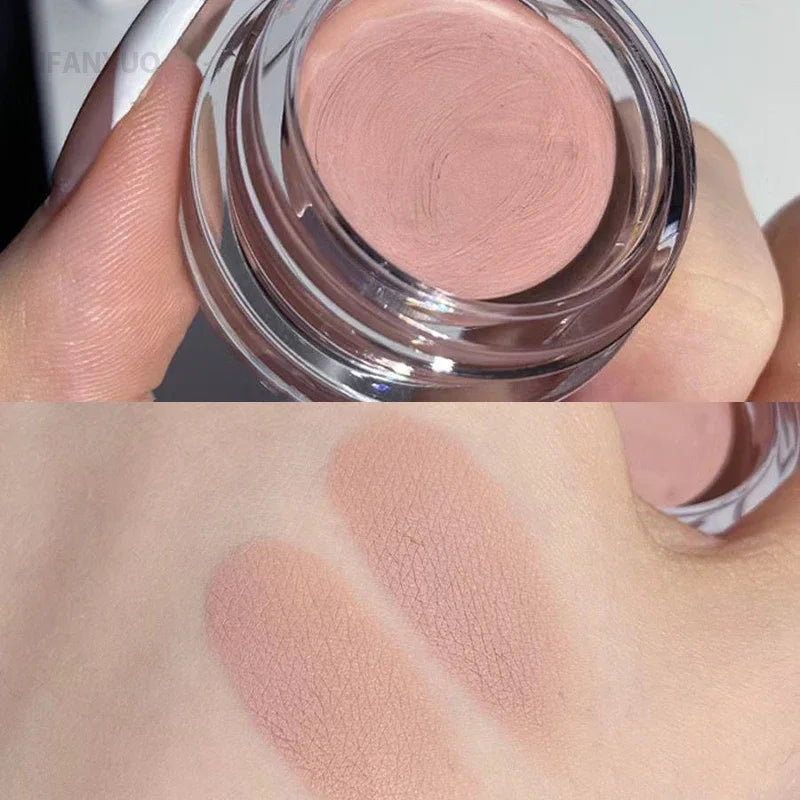 Matte Purple Peach Pink Eyeshadow Cream Blush Face Contour Waterproof Lasting Concealer Nude Brown Eyeshadow Primer Base Makeup HIP