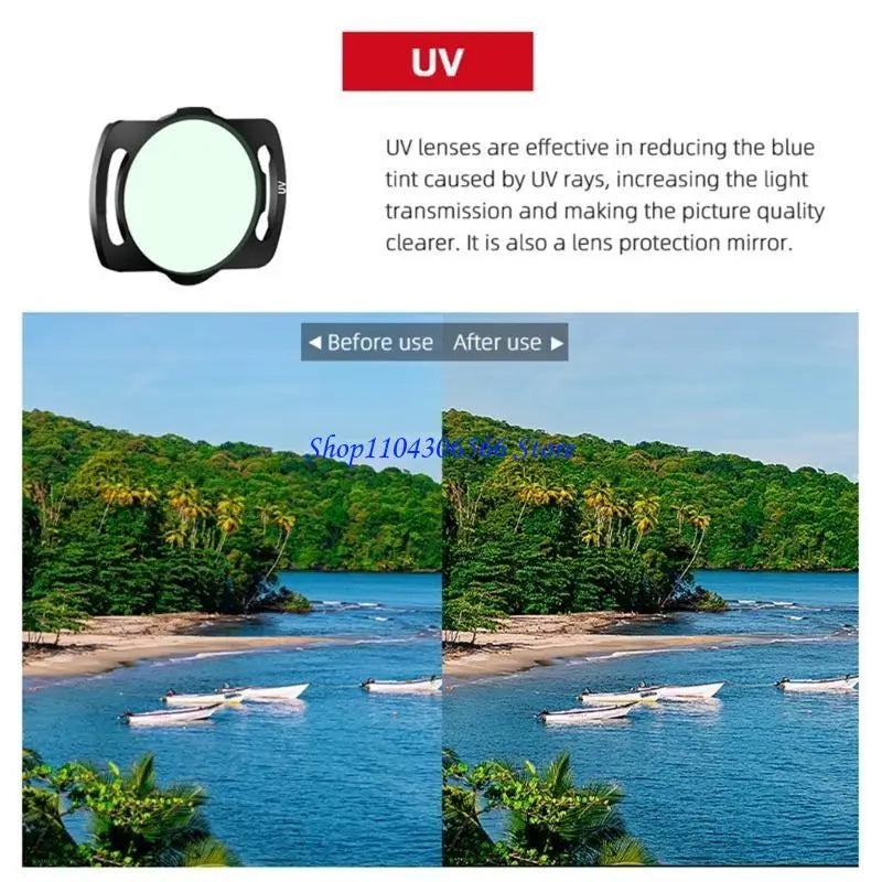 Drone Lens Filter UV/CPL/ND for DJI Avata & O3 Air Unit Drone Lens Filter HIP