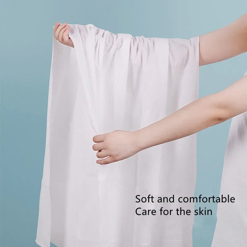 Disposable Bath & Face Towel Set – Travel Cotton Fiber Disposable Towel Set HIP