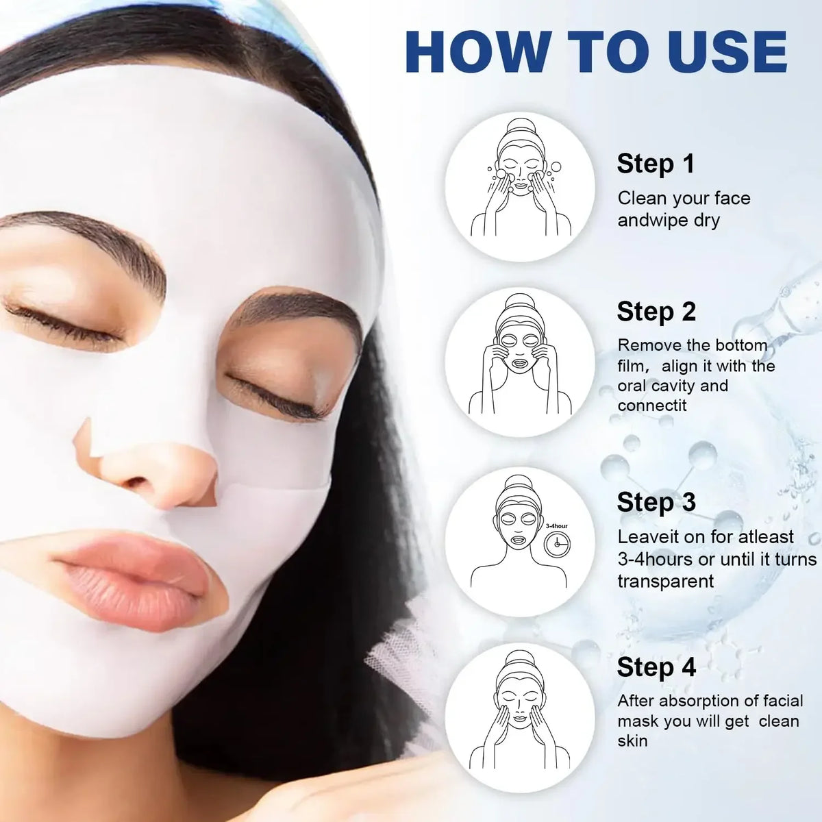 Deep Collagen Lifting Face Mask – Firming & Moisturizing Collagen Face Mask HIP