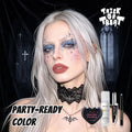 4pcs Halloween Gothic Makeup Set Lip Stain Dark Blush Blue Eyeshadow Stick Glitter Stick Eyeshadow Waterproof Cosplay Makeup HIP 4pcs