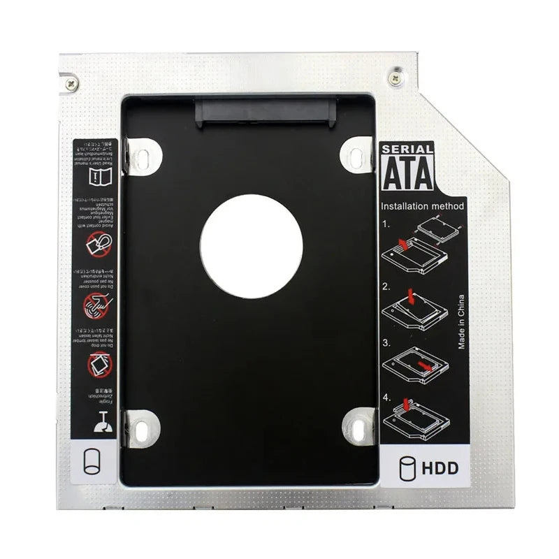 OULLX HDD Caddy Optical Bay 9mm 9.5mm 12.7mm SATA SSD Enclosure Laptop HDD Caddy HIP