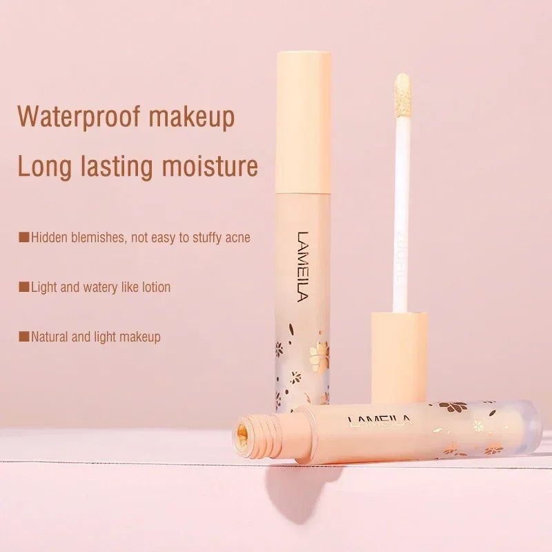 3 Colors Liquid Concealer High Covering Moisturizing Oil Control Foundation Invisible Pores Dark Circles Freckle Face Makeup HIP