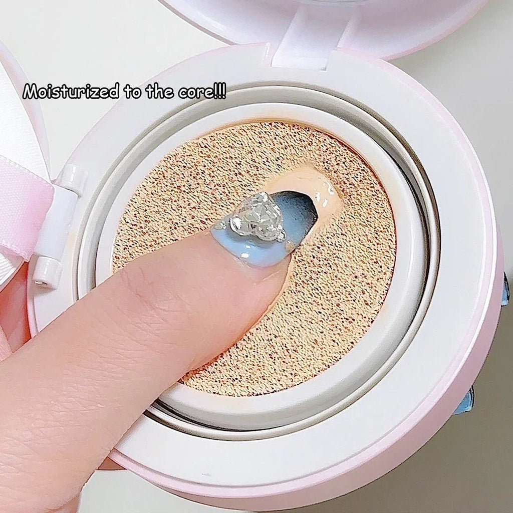 Makeup Cushion Foundation Waterproof Long Lasting Female Matte Concealer Primer Natural Brighten Moisturizing Air Cushion Cream HIP
