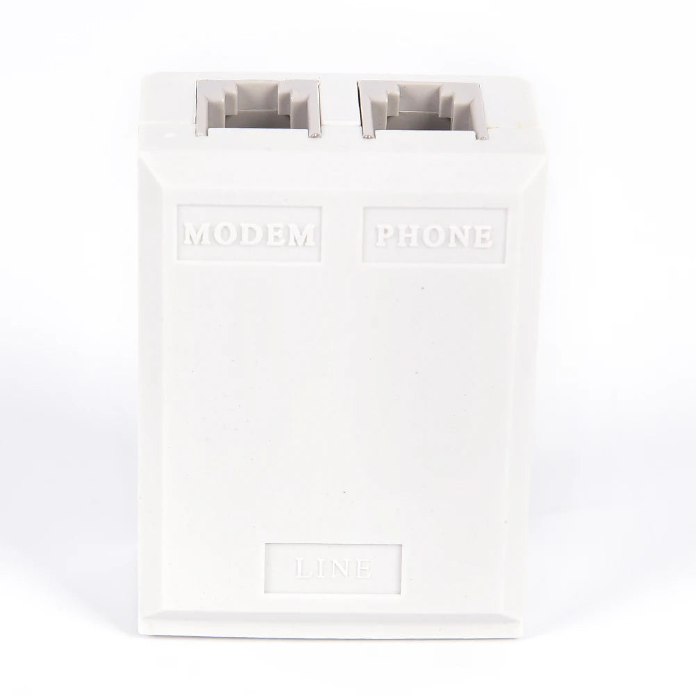 RJ11 ADSL DSL Micro Filter Splitter Adapter – Phone & Modem DSL Line Filter Splitter HIP 1Pc