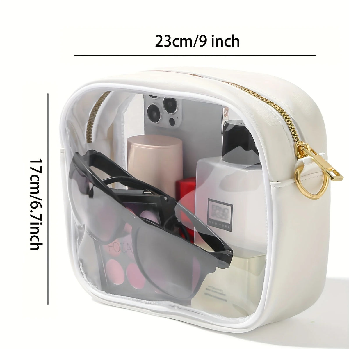 Clear Stadium Approved Crossbody Bag – Concerts & Events Clear Crossbody Bag HIP