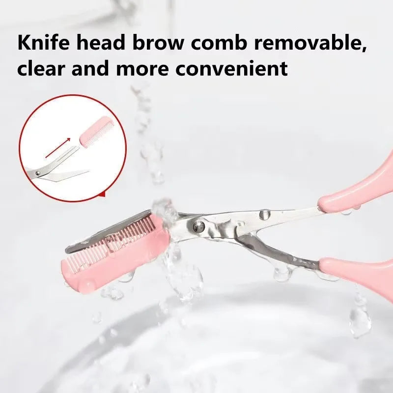 RUZOFO Eyebrow Trimmer Kit – Razor, Scissors & Comb Eyebrow Trimmer Kit HIP