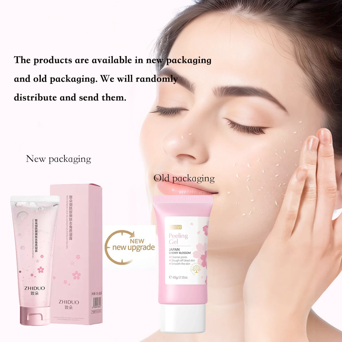 FENYI Cherry Blossom Peeling Gel – Exfoliating Face Scrub Exfoliating Peeling Gel HIP