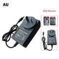21V Lithium Battery Charger – Universal US/EU/UK/AU Plug 1A Power Tool Charger HIP AU