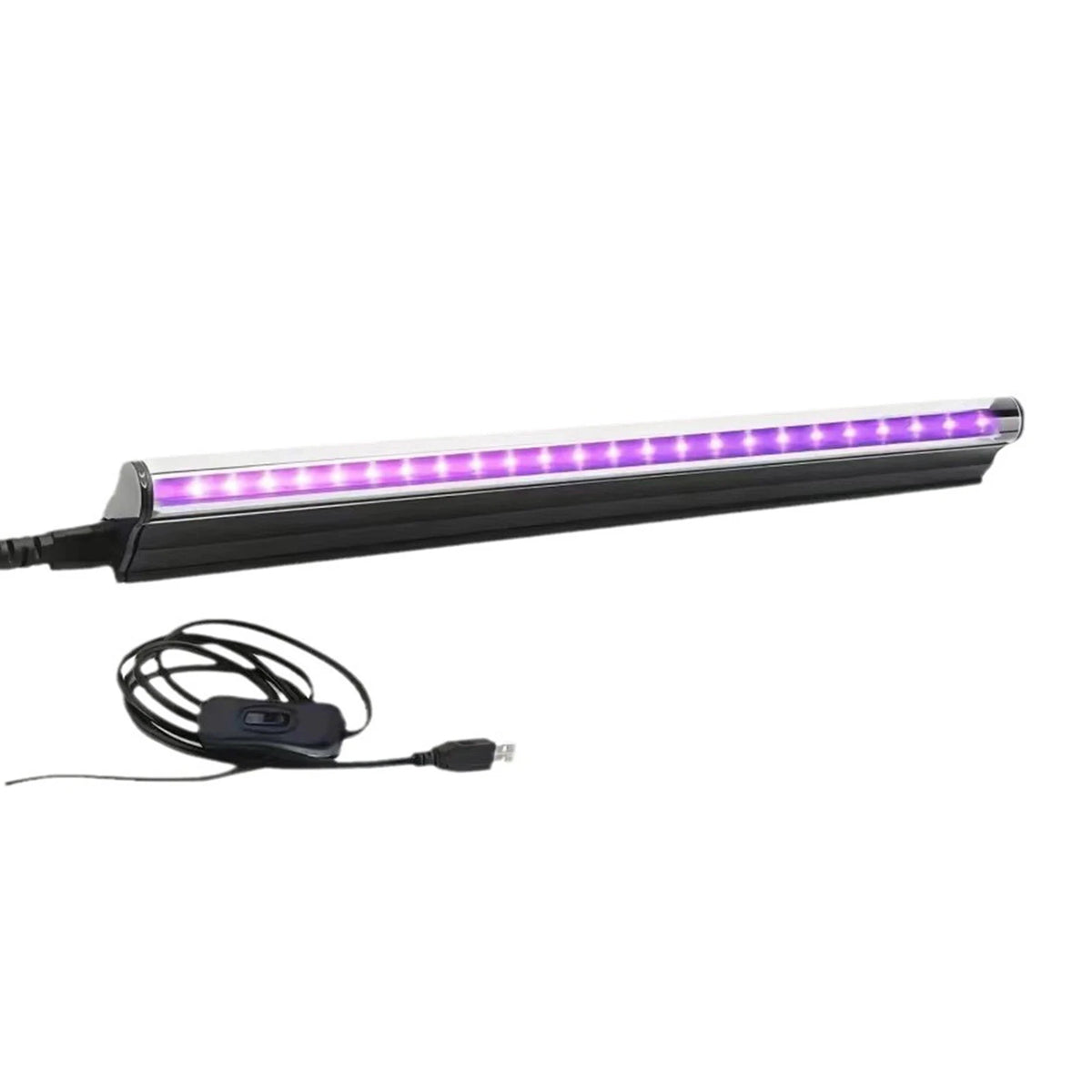 2 Packs LED UV Blacklight UV Lamp Bar Stage Blacklight Tube Portable UV Light for Fluorescence Detection LED Party Light HIP 1pc