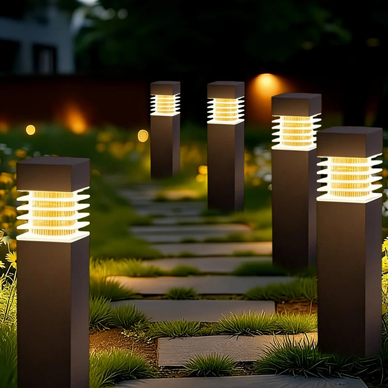 Solar LED Landscape Lawn Lights – Garden Path & Fence Lamps Solar Lawn Light HIP