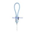 Keychain USB-C Cable 60W Fast Charging – Compact 15cm USB-C Charging Cable HIP S blue CN